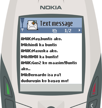 Text Message 4: Nay, buntis ako in Nokia 6600