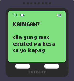 Text Message 12552: Kaibigan mo in TxtBuff 2000
