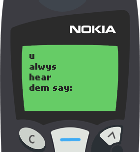 Text Message 21: Maaasahan mo in Nokia 5110