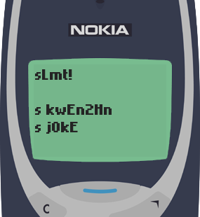 Text Message 26: Salamat, sana walang limutan in Nokia 3310
