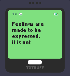 Text Message 66: Silence hurts more in TxtBuff 1000