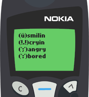 Text Message 2203: Whatever you feel in Nokia 5110
