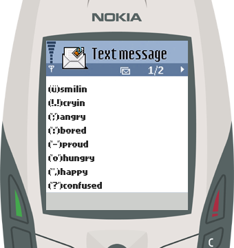 Text Message 2203: Whatever you feel in Nokia 6600