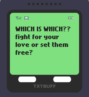 Text Message 5303: Which is right? in TxtBuff 1000