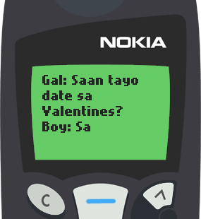 Text Message 9760: Valentines sa sementeryo in Nokia 5110